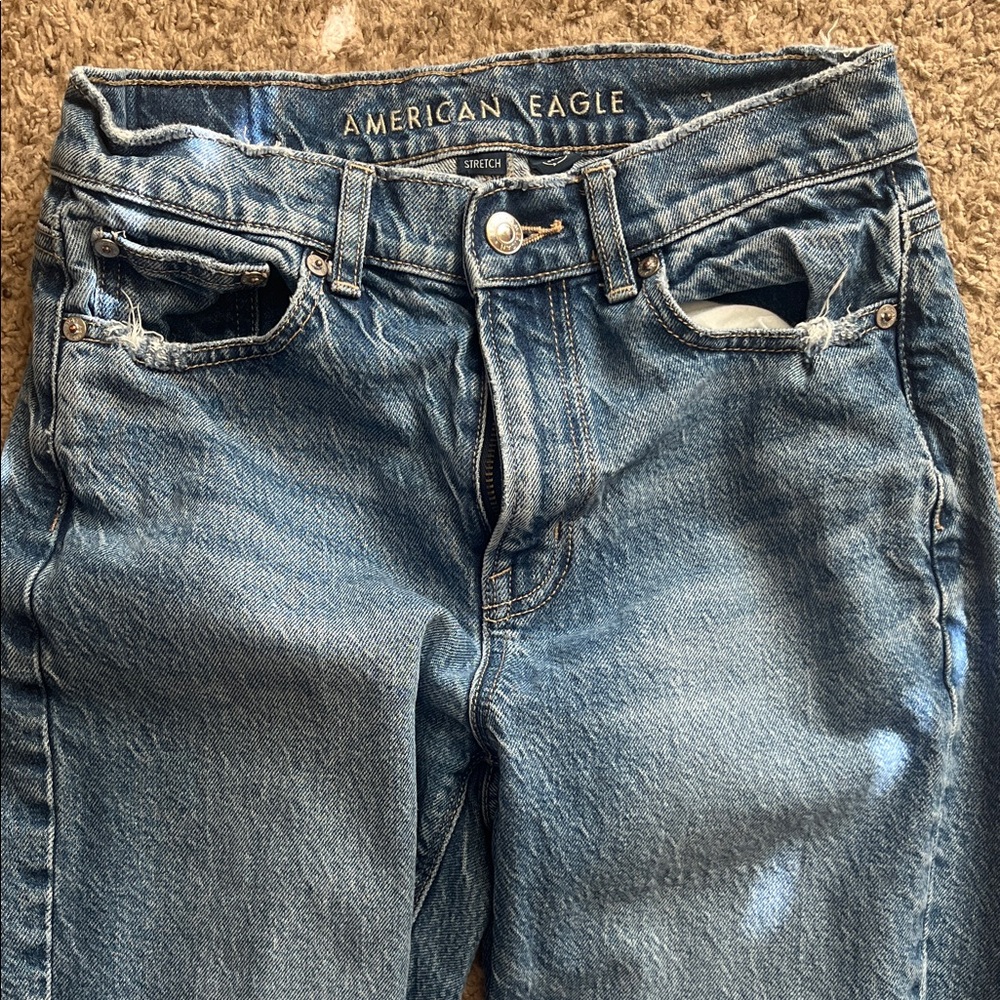 American Eagle Outfitters Blue Boyfriend Jeans